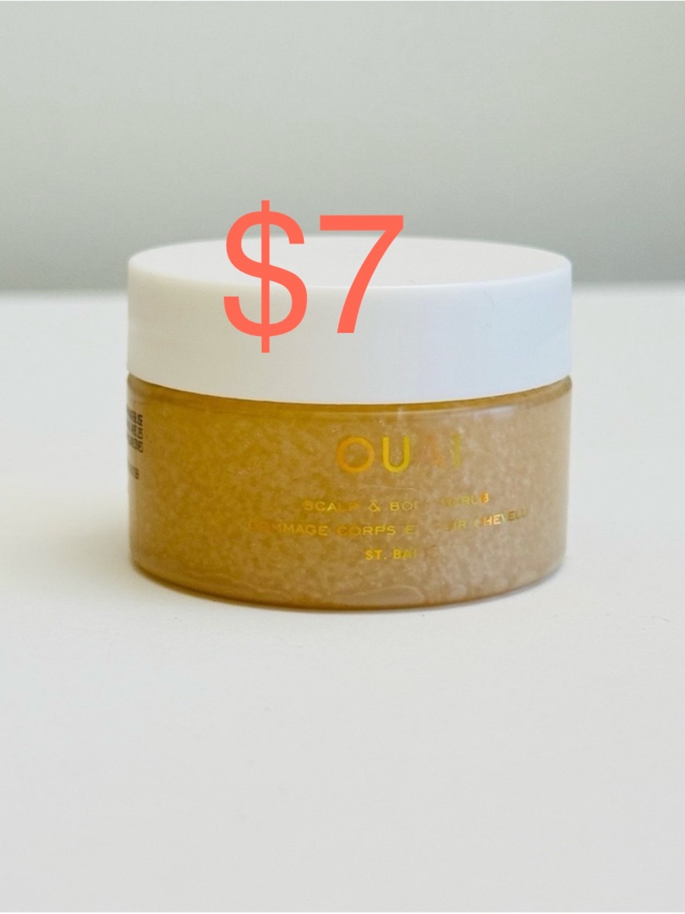OUAI St. Barts Cleansing Scalp & Body Sugar Scrub